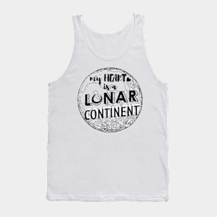 lunar continent black Tank Top